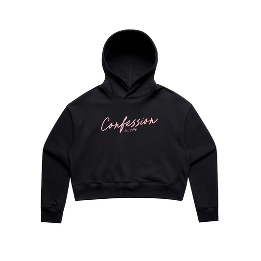 Essentials Girls Crop Hoodie