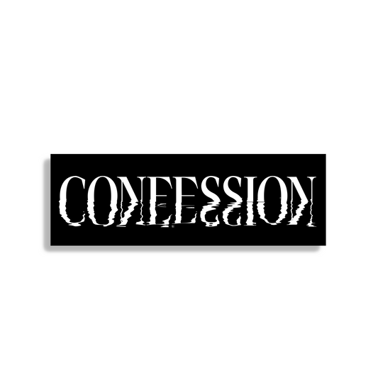 Confession Reflections Sticker